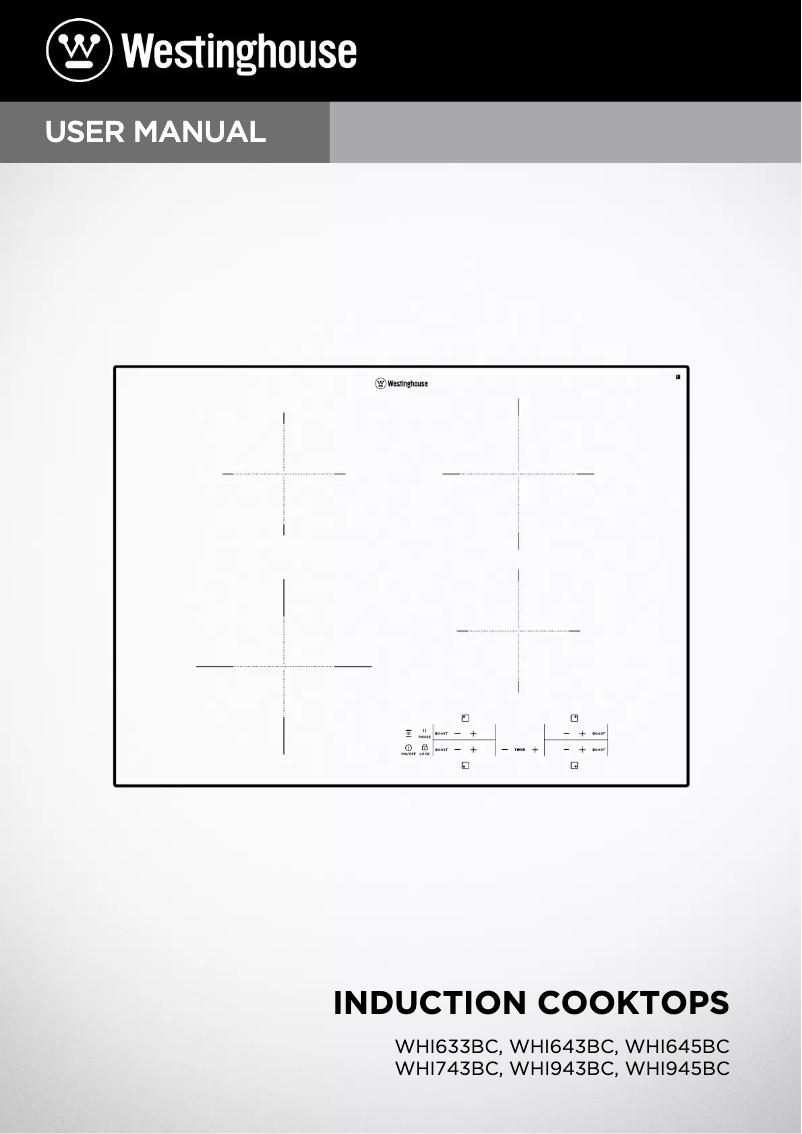 Page 1 de la notice Manuel utilisateur Westinghouse WHI633BC