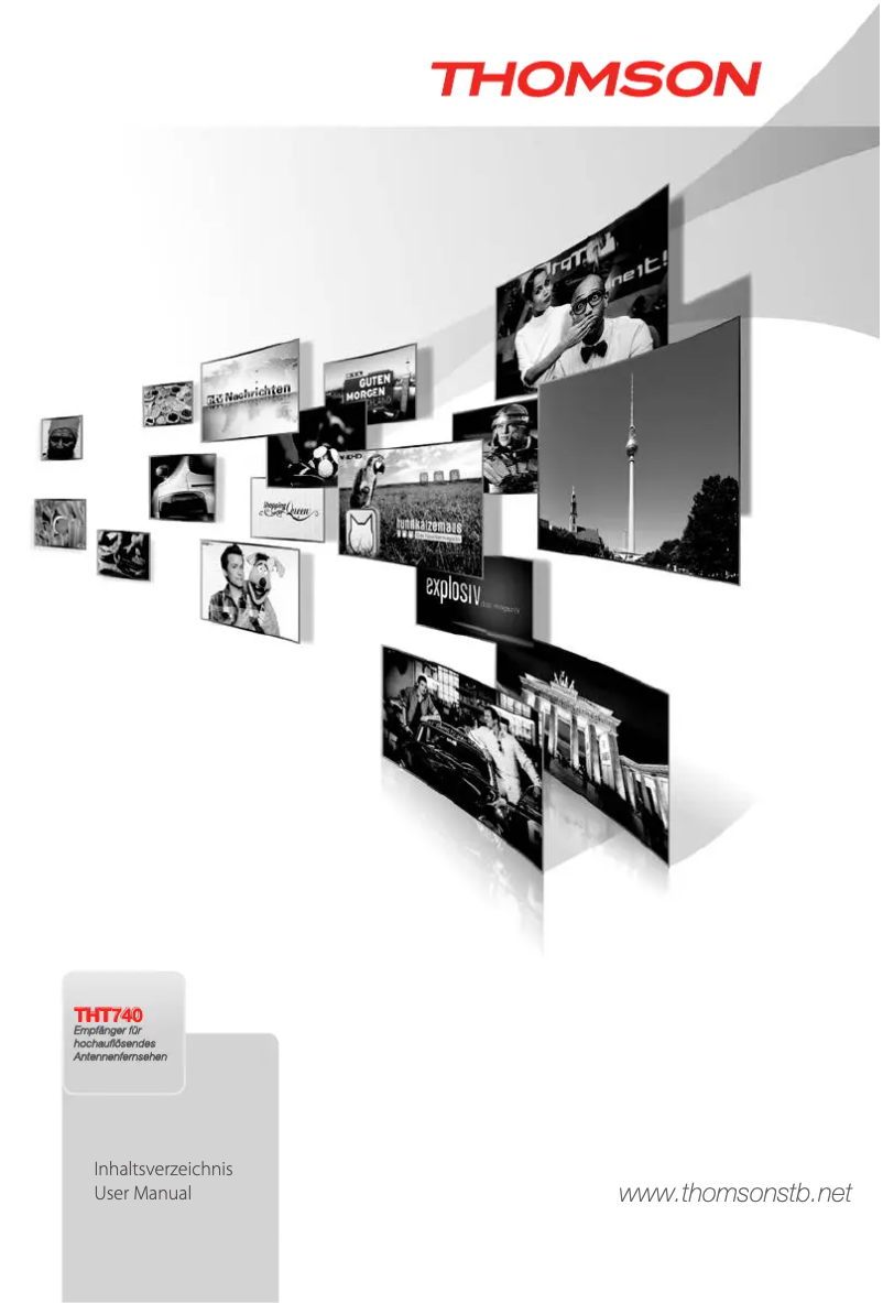 Image de la première page du manuel de l'appareil THT740