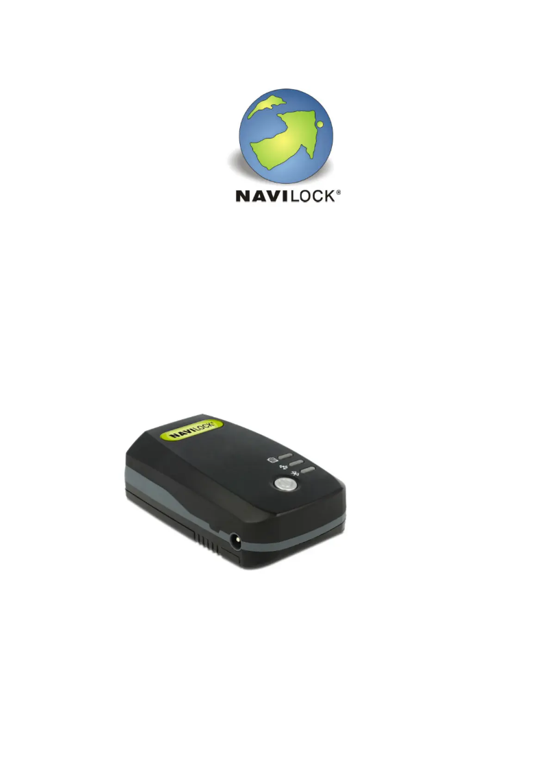 Page 1 de la notice Manuel utilisateur Navilock BT-821G