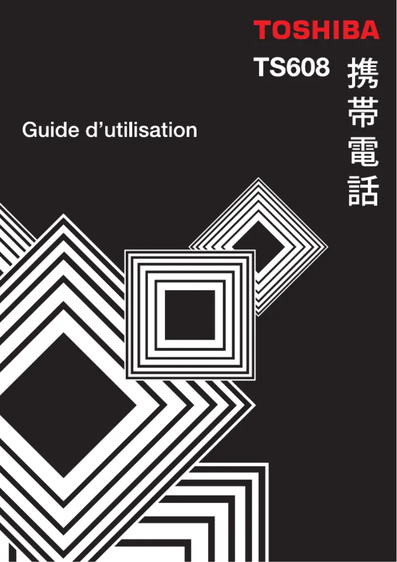 Page 1 de la notice Manuel utilisateur Toshiba TS608