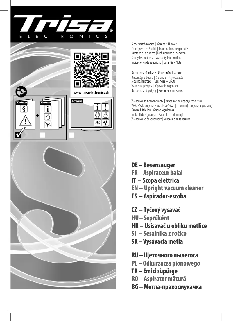 Image de la première page du manuel de l'appareil Quick Clean Professional T7883