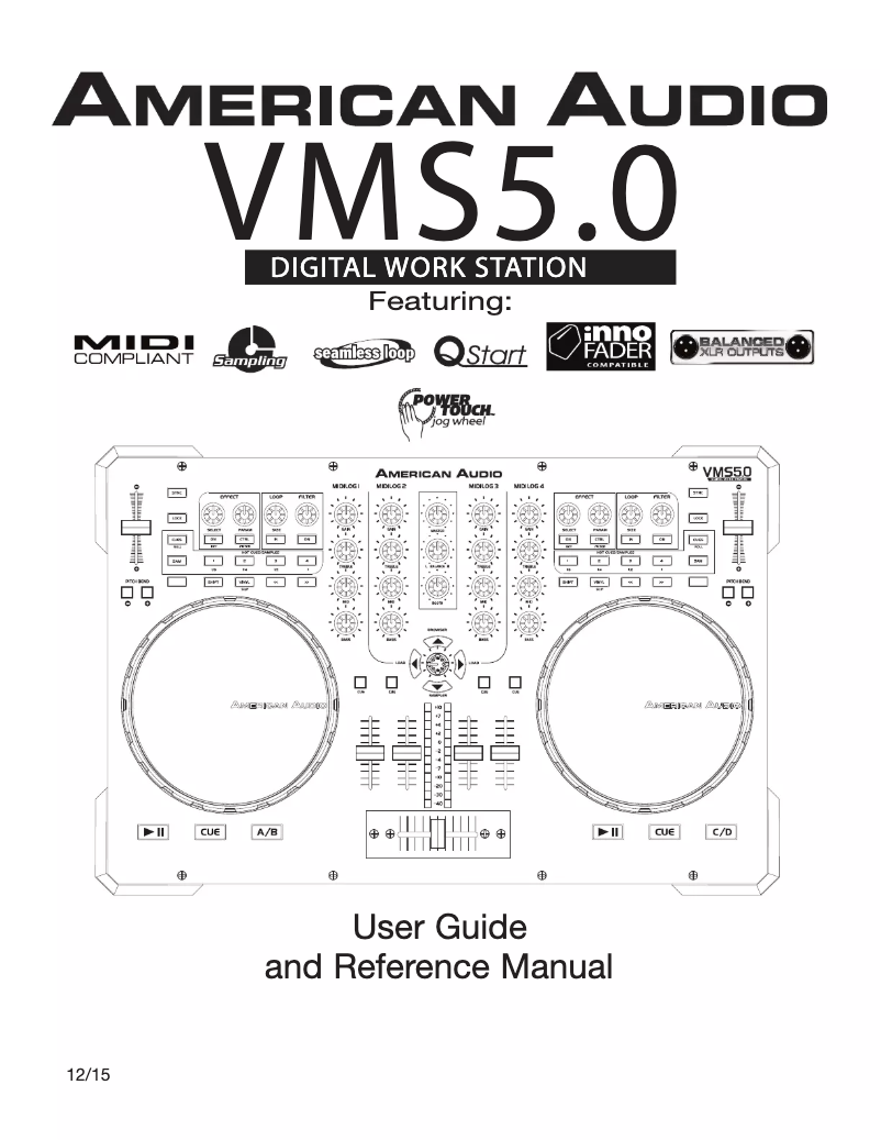 Page 1 de la notice Manuel utilisateur American Audio VMS5