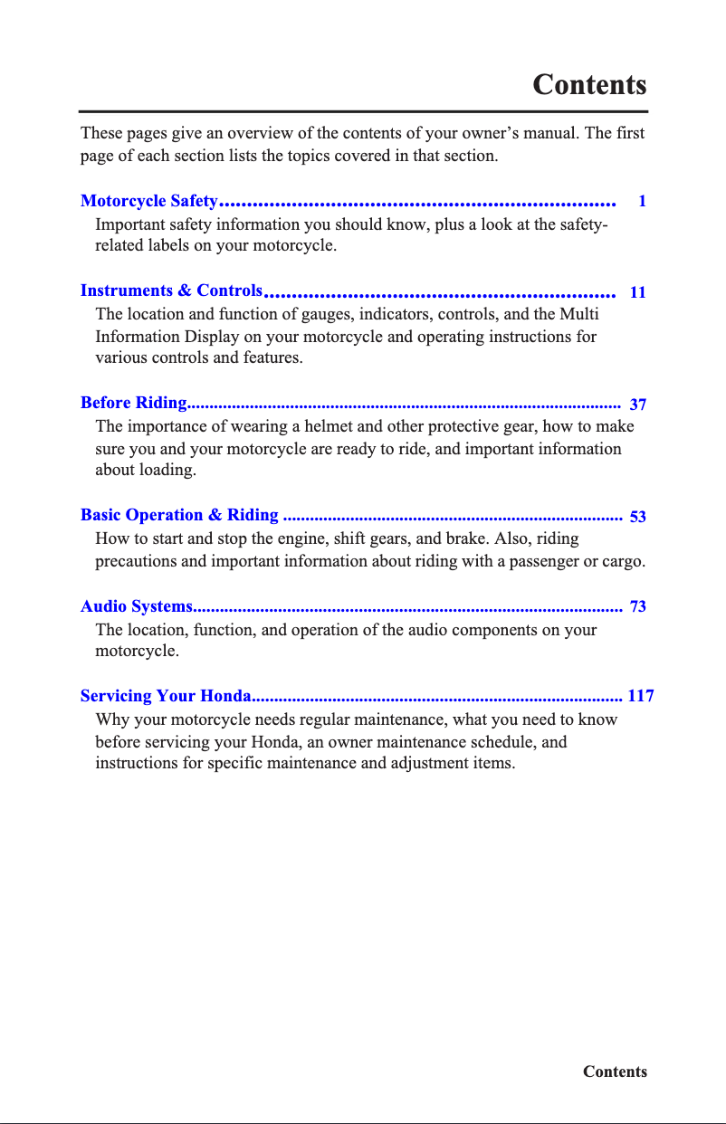 Página 1 del manual Manual de usuario Honda Gold Wing F6B GL1800 (2015)