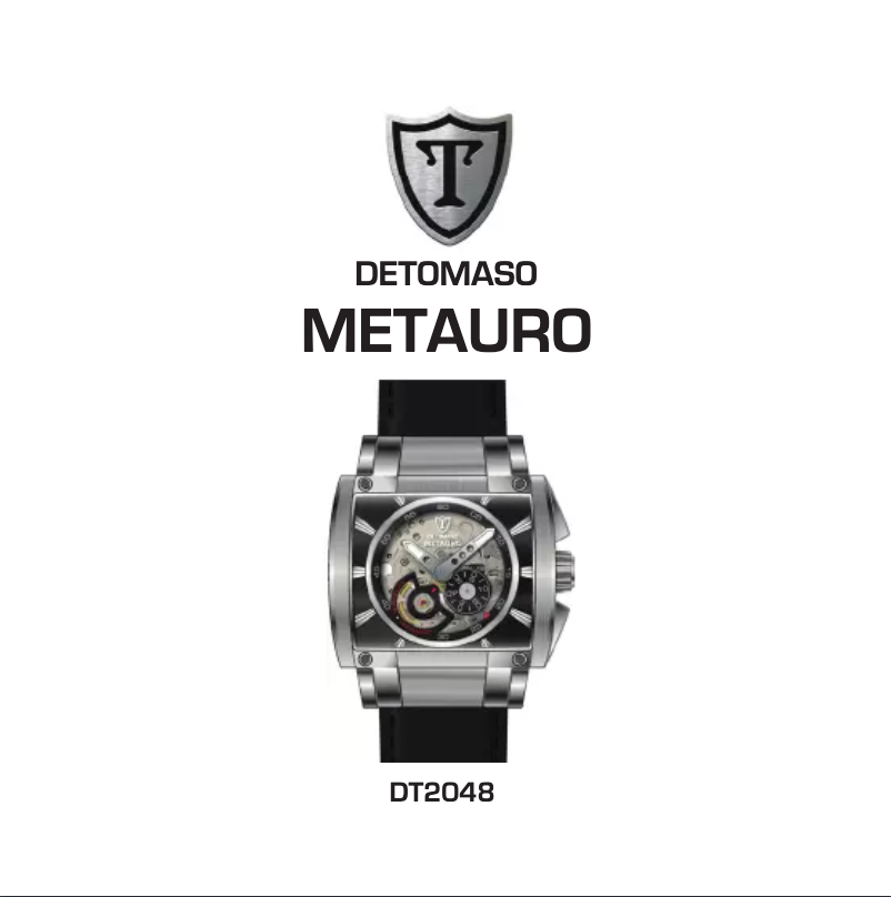 Image de la première page du manuel de l'appareil Metauro DT2048