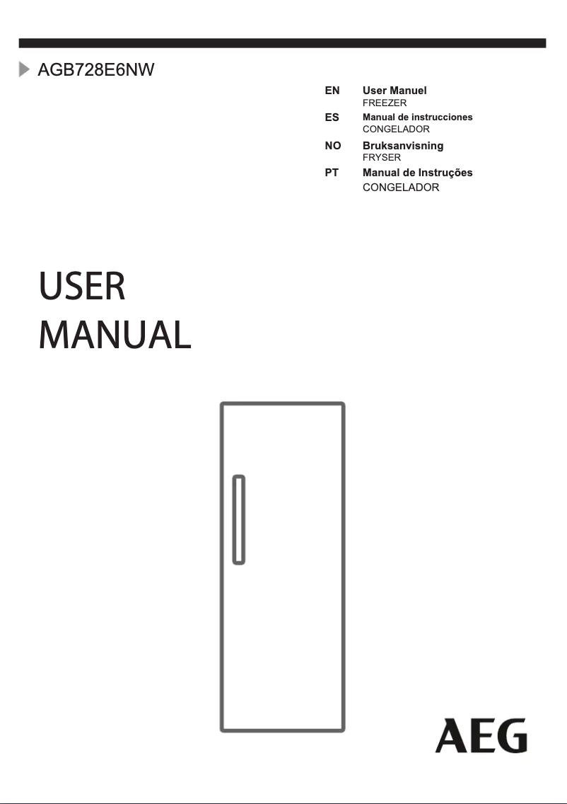 Página 1 del manual Manual de usuario AEG AGB728E6NW