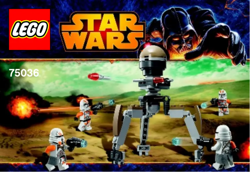 Page n°1 - Manuel utilisateur Lego Star Wars 75036