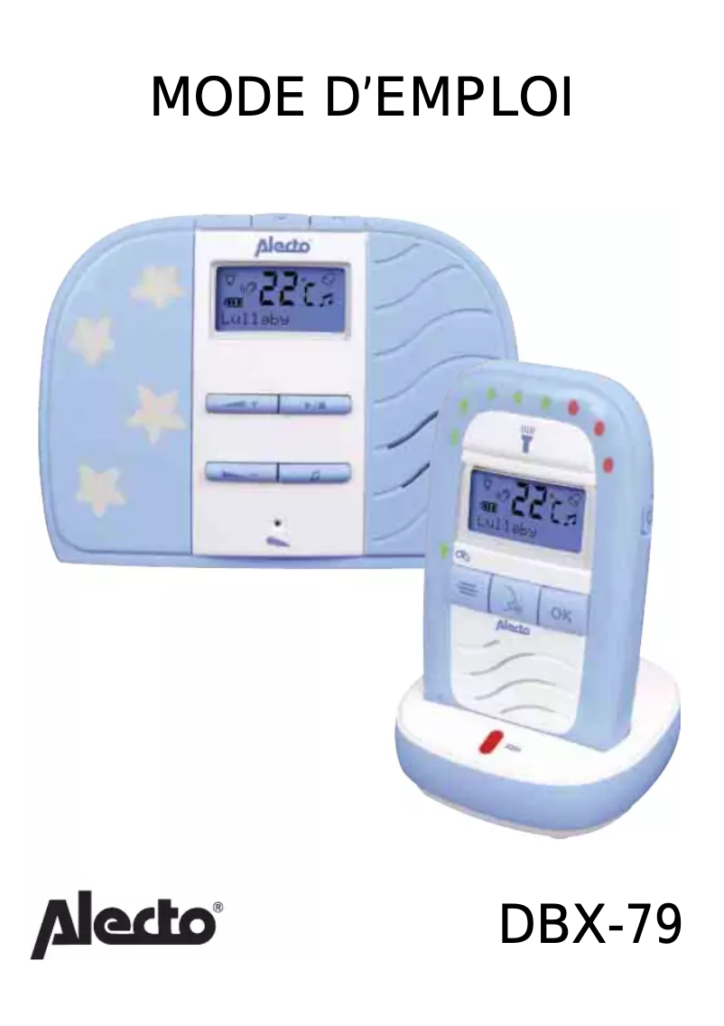 Page n°1 - Manuel utilisateur Alecto DBX-79