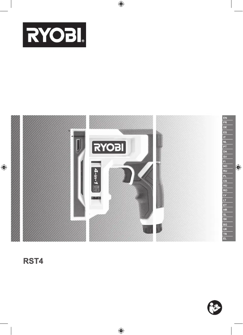Page 1 de la notice Manuel utilisateur RYOBI RST4