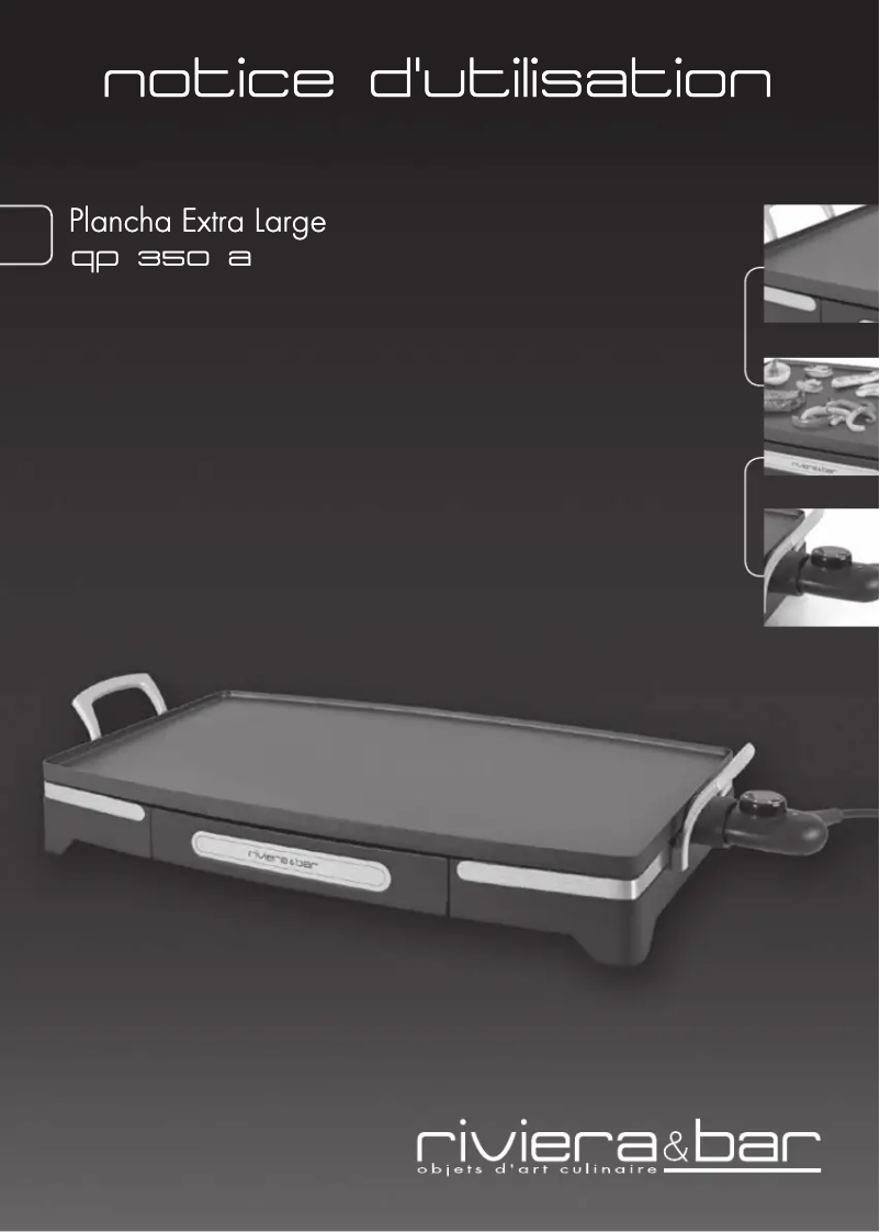 Page 1 de la notice Manuel utilisateur Riviera & Bar QP350A