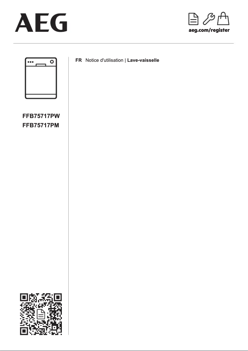 Page n°1 - Manuel utilisateur AEG FFB75717PM