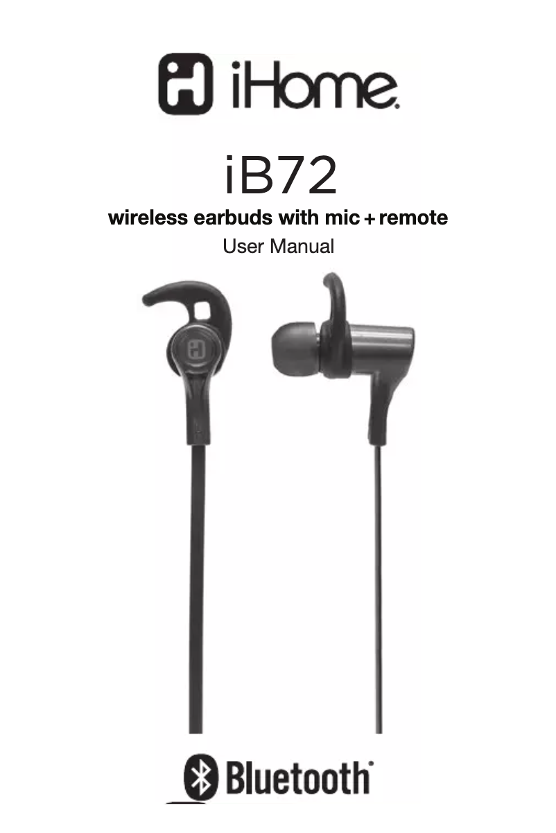 Page 1 de la notice Manuel utilisateur iHome IB72