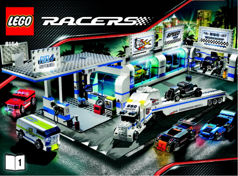 Image de la première page du manuel de l'appareil Racers 8154