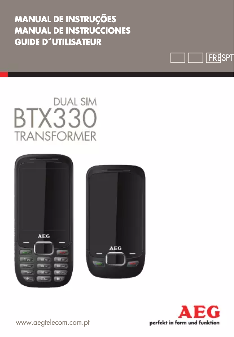 Página 1 del manual Manual de usuario AEG BTX330