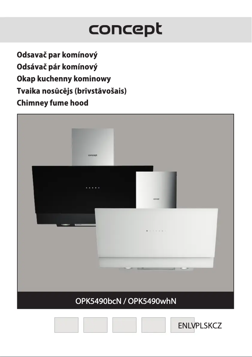 Page 1 de la notice Manuel utilisateur Concept OPK5490whN