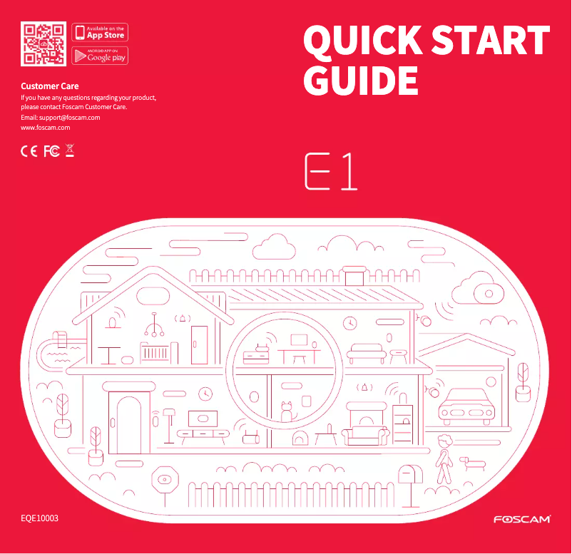 Page 1 de la notice Manuel utilisateur Foscam B1