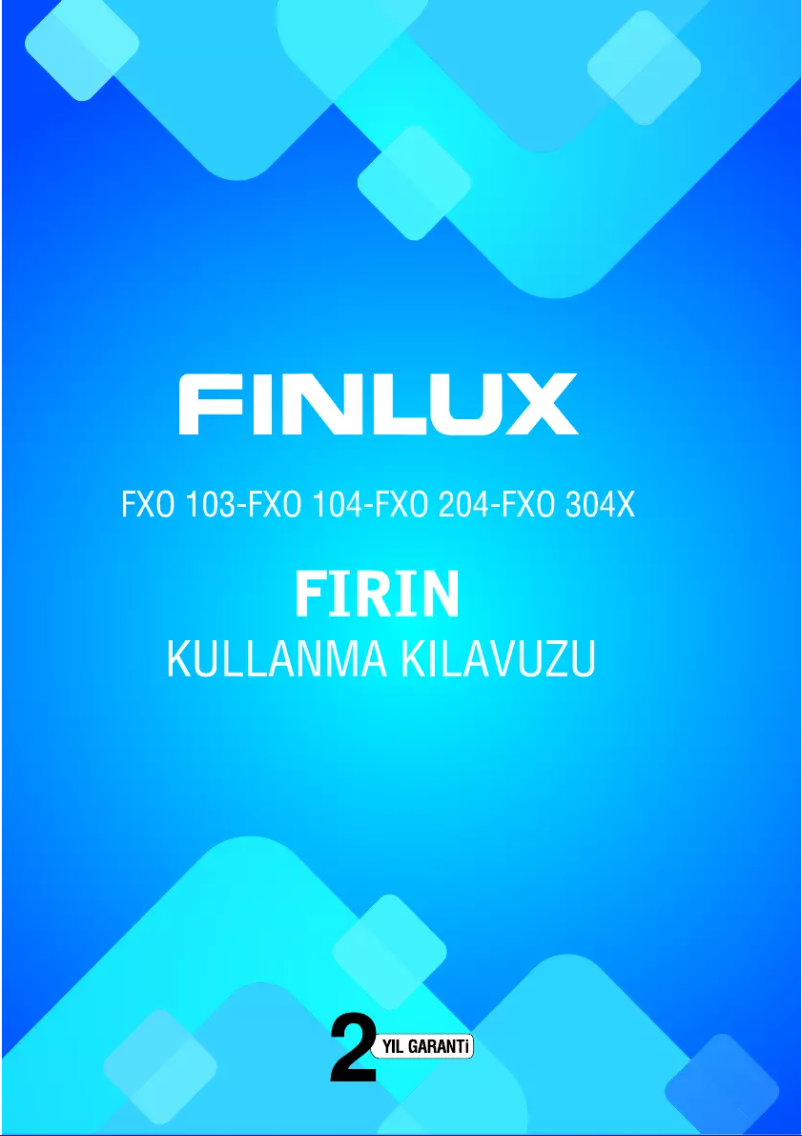 Page 1 de la notice Manuel utilisateur Finlux FXO 104