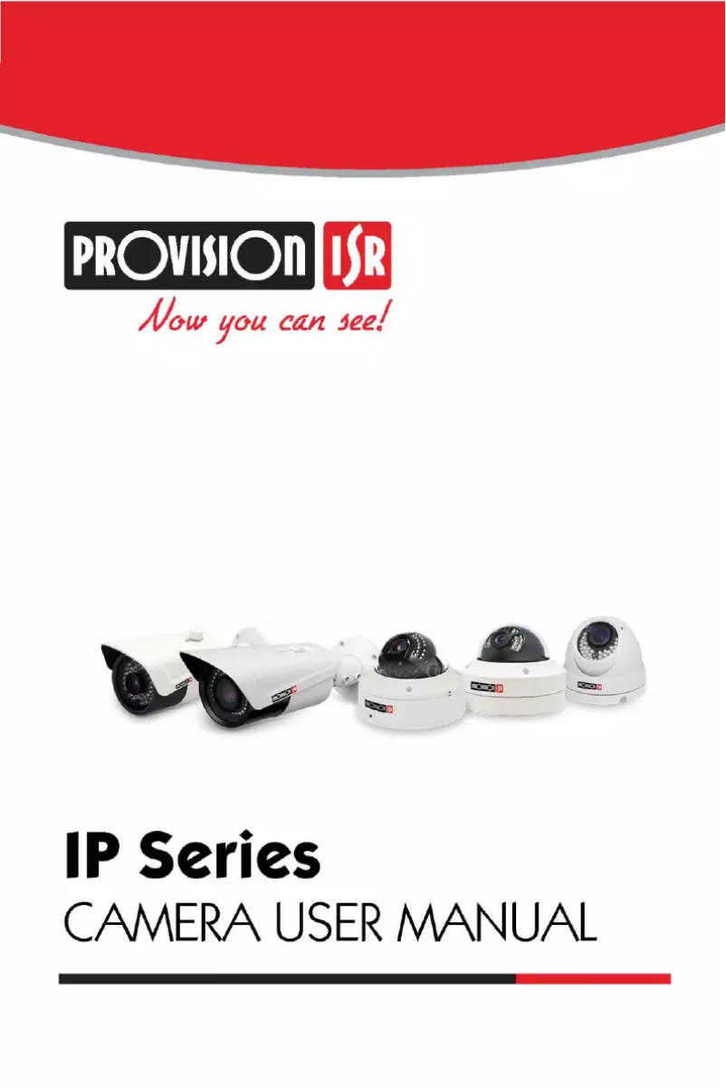 Page 1 de la notice Manuel utilisateur Provision-ISR I5-340IP5MVF+