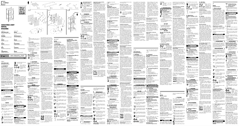 Image de la première page du manuel de l'appareil IAN 384418