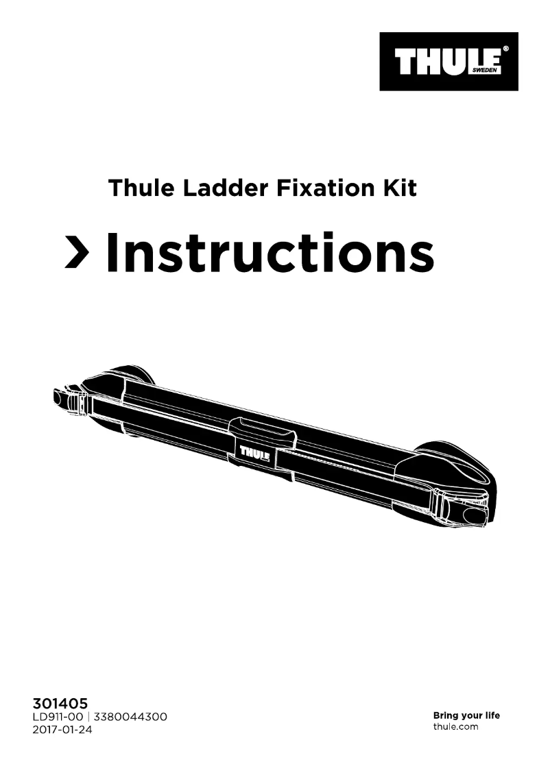 Image de la première page du manuel de l'appareil Ladder Fixation Kit