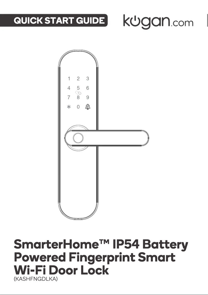 Image de la première page du manuel de l'appareil KASHFNGDLKA