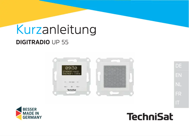 Page n°1 - Manuel utilisateur TechniSat DigitRadio UP 55