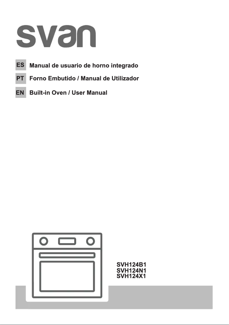 Page 1 de la notice Manuel utilisateur SVAN SVH124X1