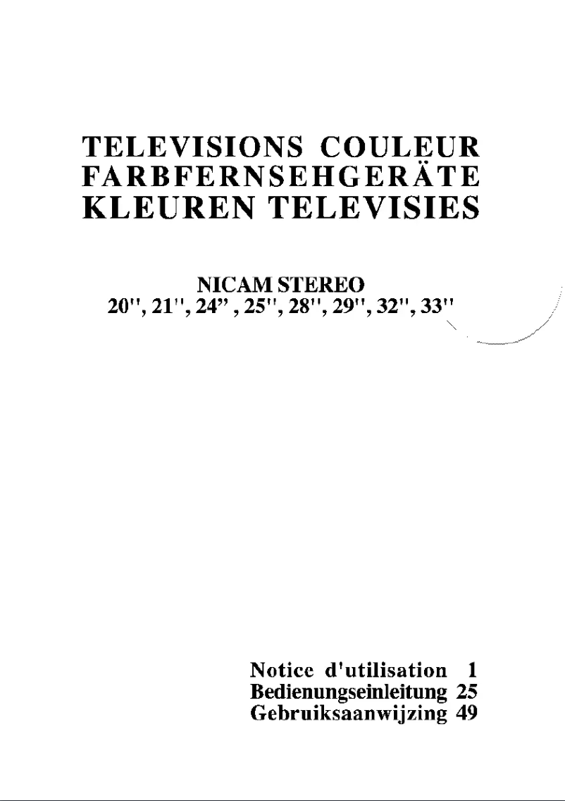 Page n°1 - Manuel utilisateur Beko BCT 255 FST