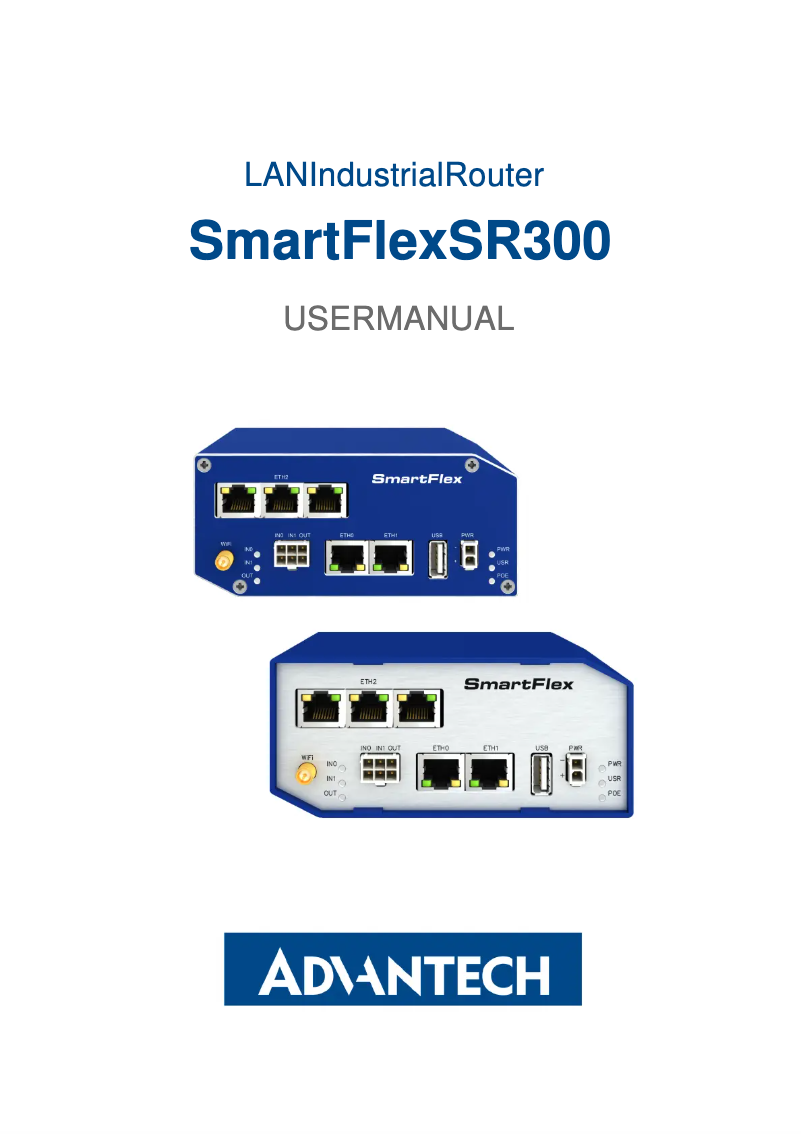 Page n°1 - Manuel utilisateur Advantech BB-SR30000115-SWH