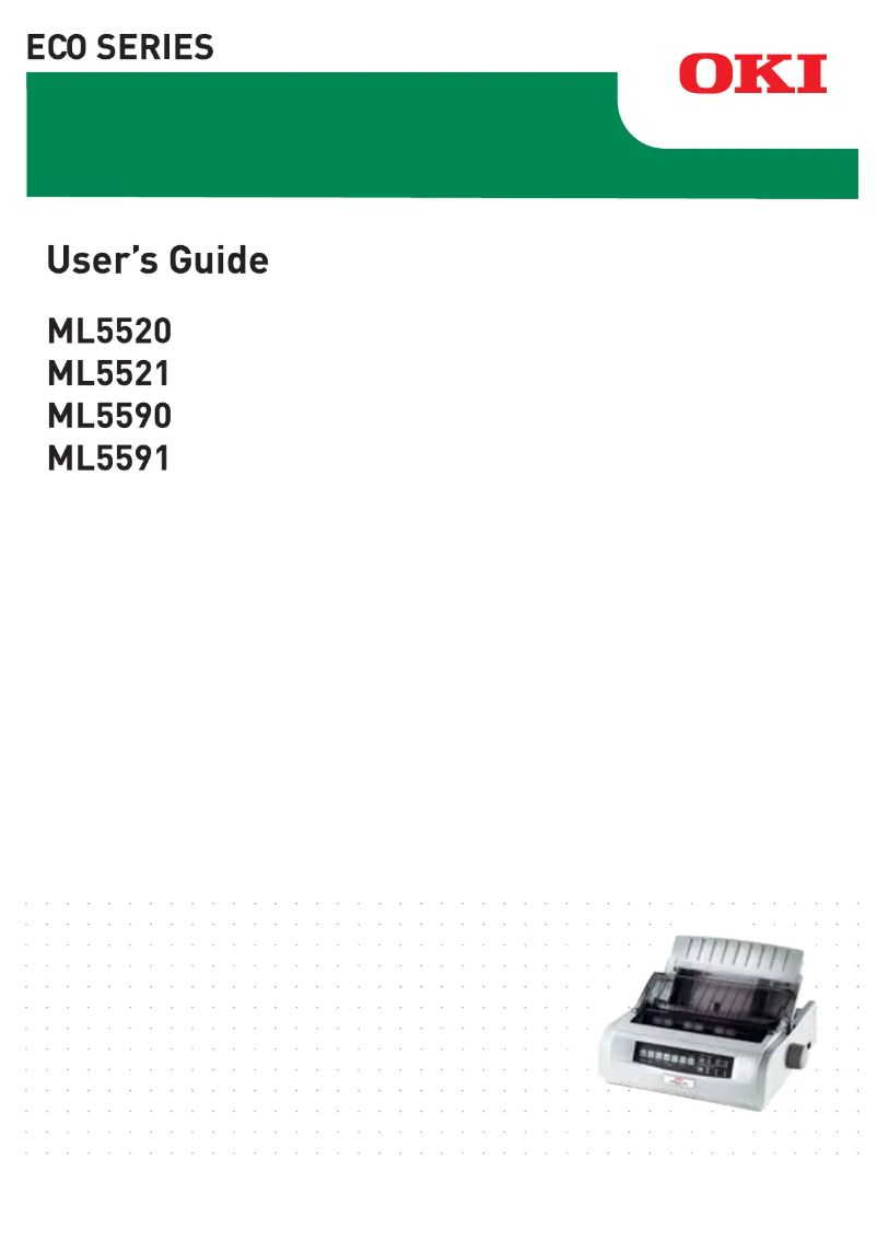 Page n°1 - Manuel utilisateur OKI ML5521eco