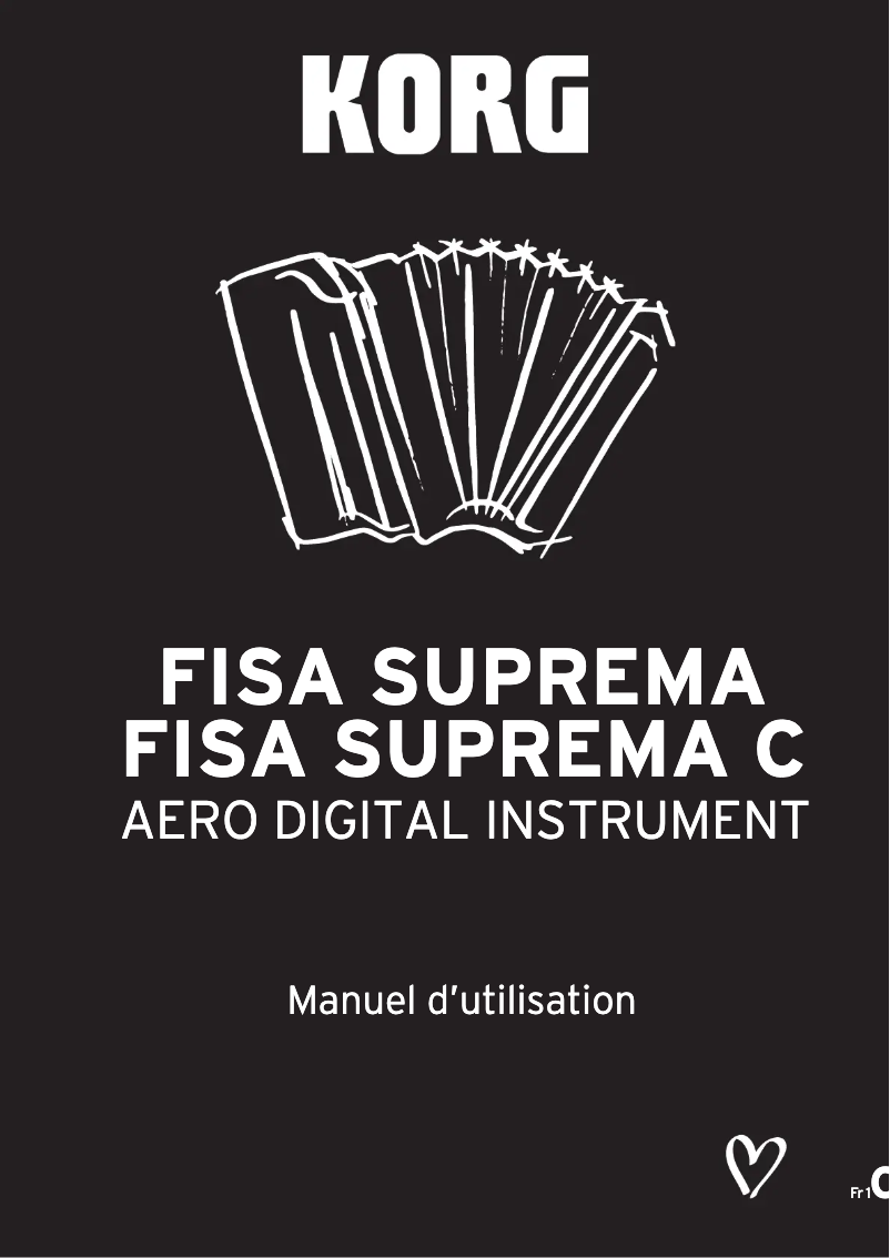 Image de la première page du manuel de l'appareil Fisa Suprema