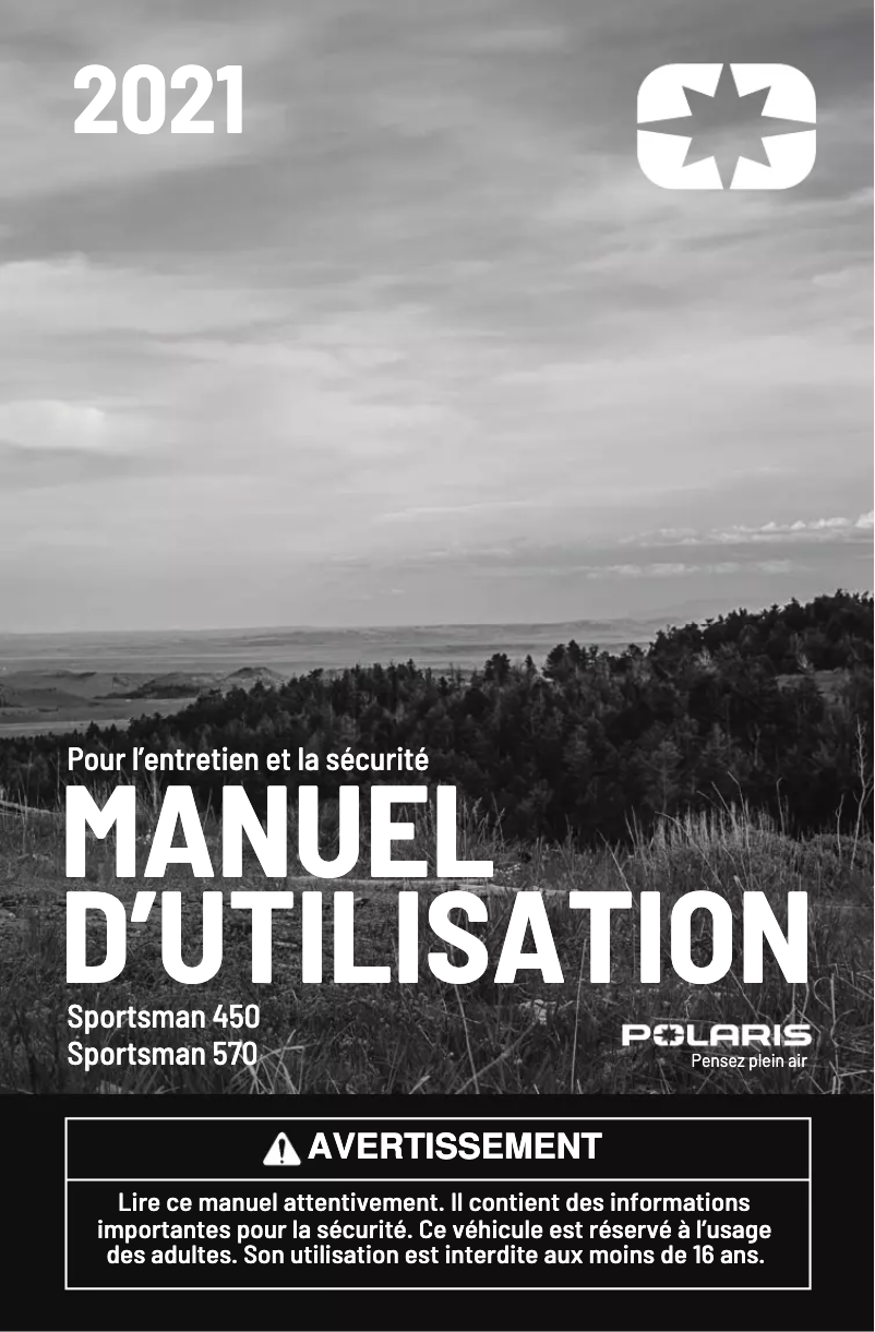 Image de la première page du manuel de l'appareil Sportsman 570 EPS Premium (2021)