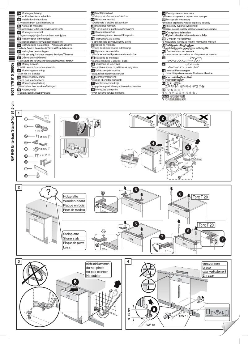 Page 1 de la notice Manuel utilisateur Siemens SN436S00GT