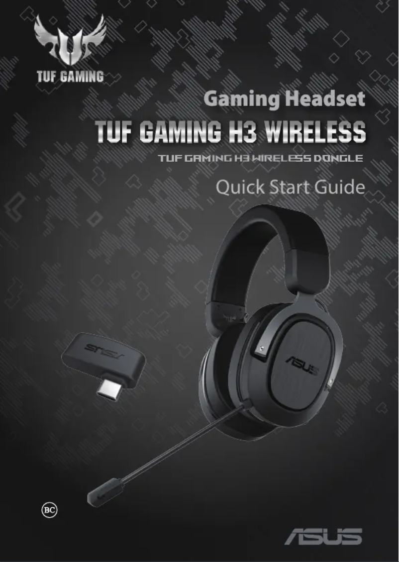 Page 1 de la notice Manuel utilisateur Asus TUF Gaming H3 Wireless