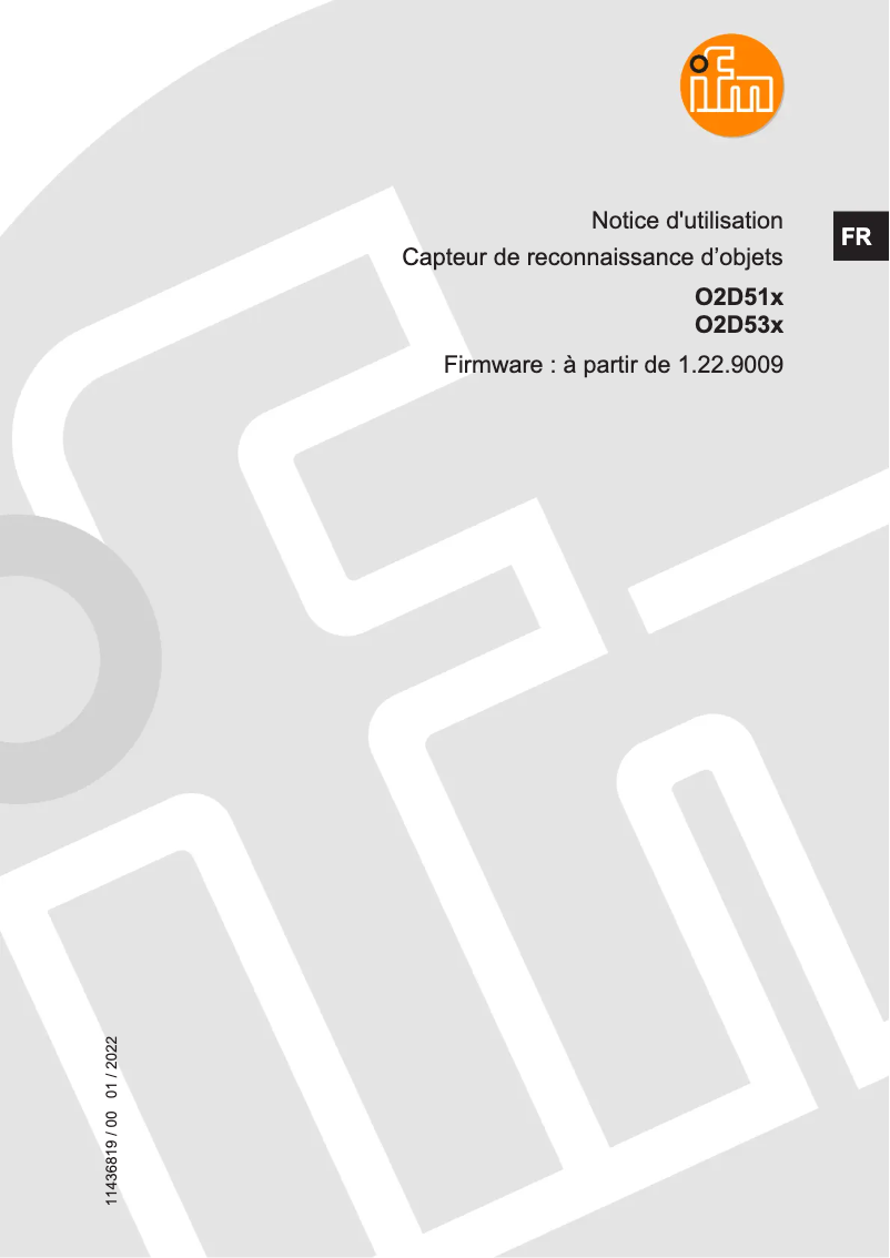 Página 1 del manual Manual de usuario IFM O2D530