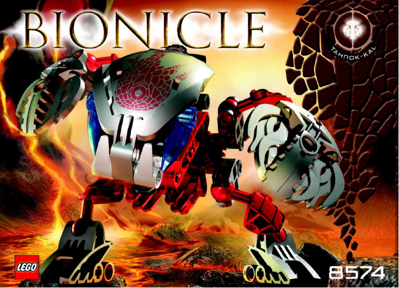 Page n°1 - Manuel utilisateur Lego Bionicle 8574
