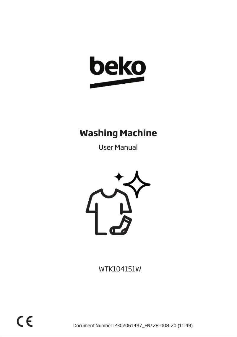 Image de la première page du manuel de l'appareil WTK104151