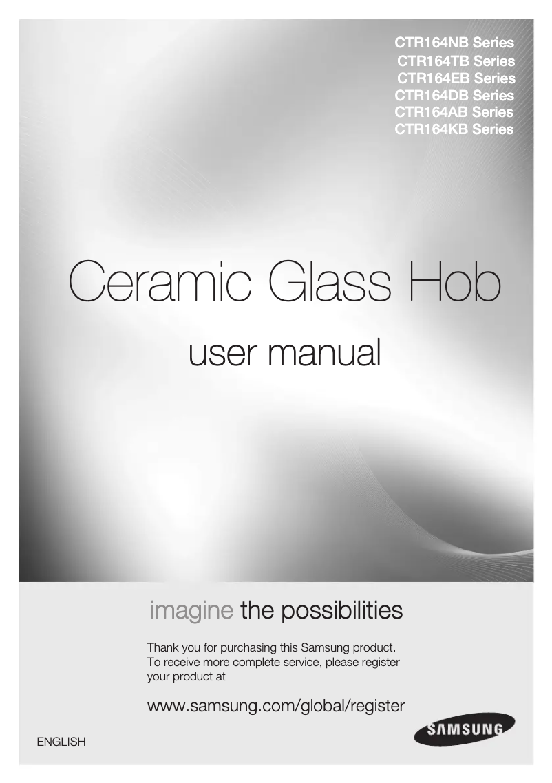 Page 1 de la notice Manuel utilisateur Samsung CTR164NB01