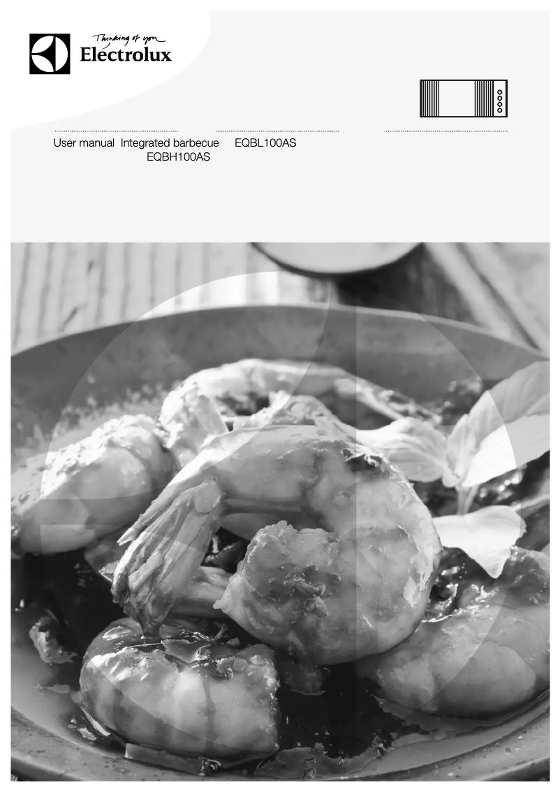 Page 1 de la notice Manuel utilisateur Electrolux EQBL100AS