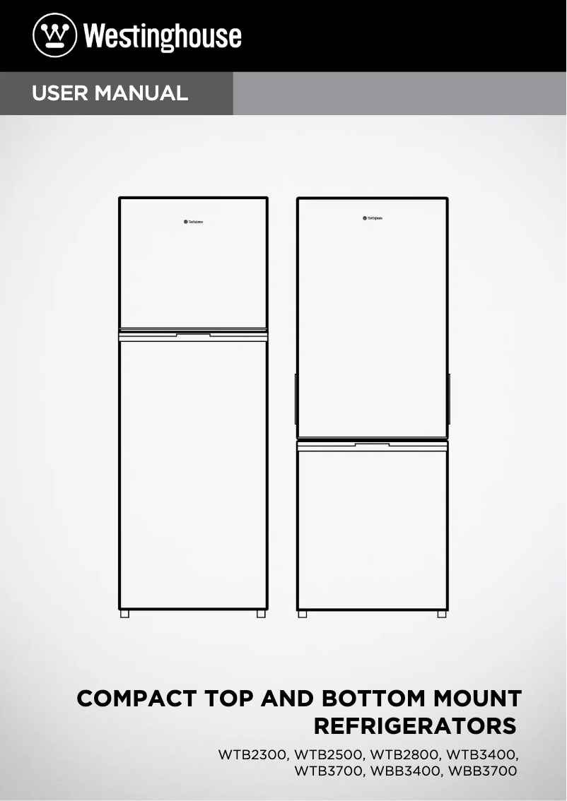Page 1 de la notice Mode d'emploi Westinghouse WBB3700AG