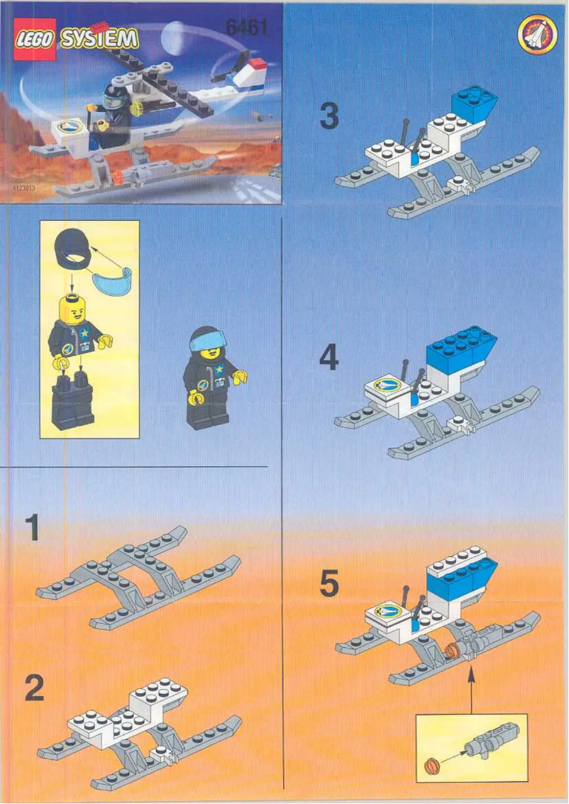 Page n°1 - Manuel utilisateur Lego SURVEILLANCE CHOPPER