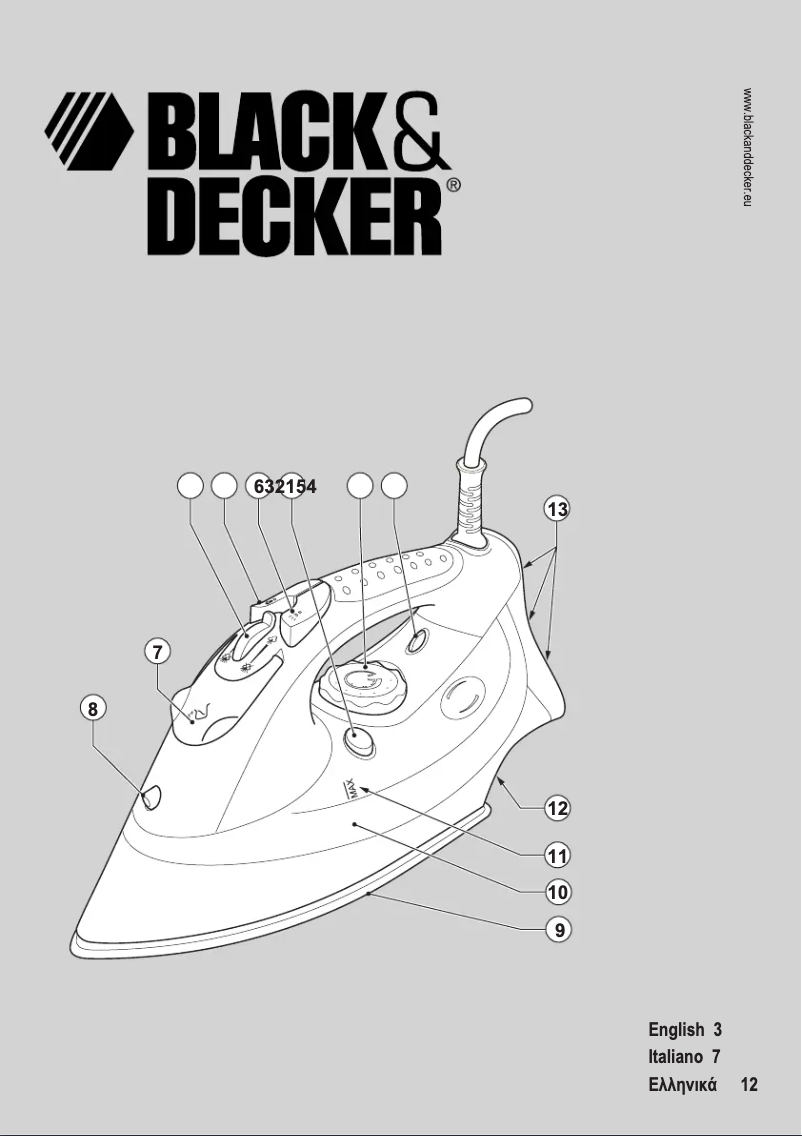 Page n°1 - Manuel utilisateur Black & Decker XT2200CP