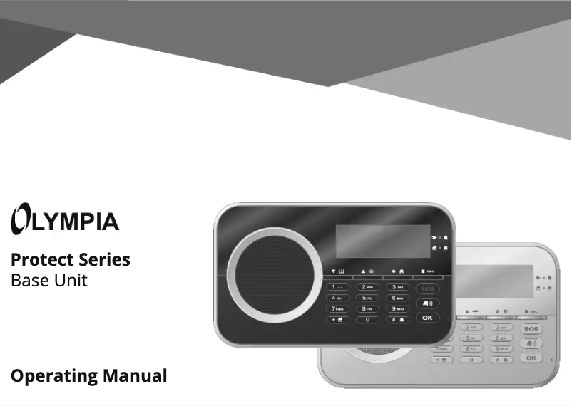 Página 1 del manual Manual de usuario Olympia Protect 9761
