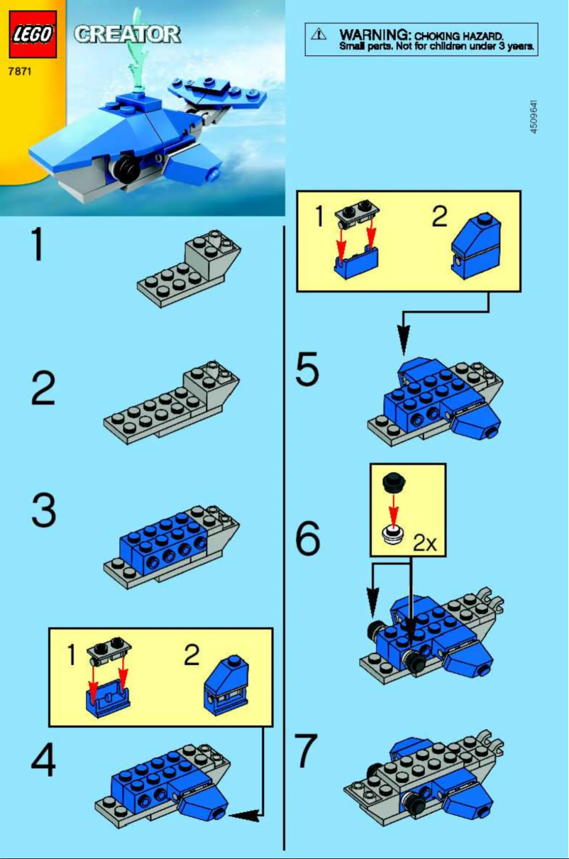 Page n°1 - Consignes visuelles Lego Creator
