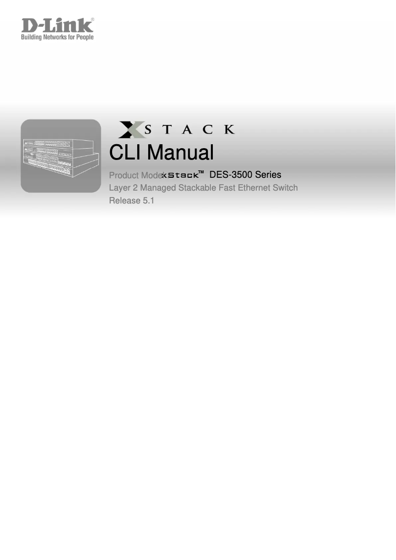 Page n°1 - Manuel utilisateur D-Link DES-3526DC