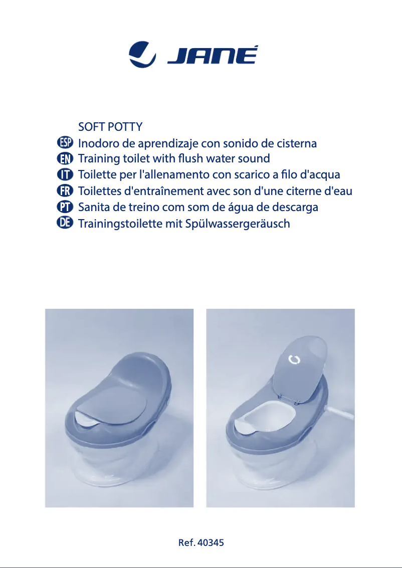 Page n°1 - Manuel utilisateur Jane Soft Potty