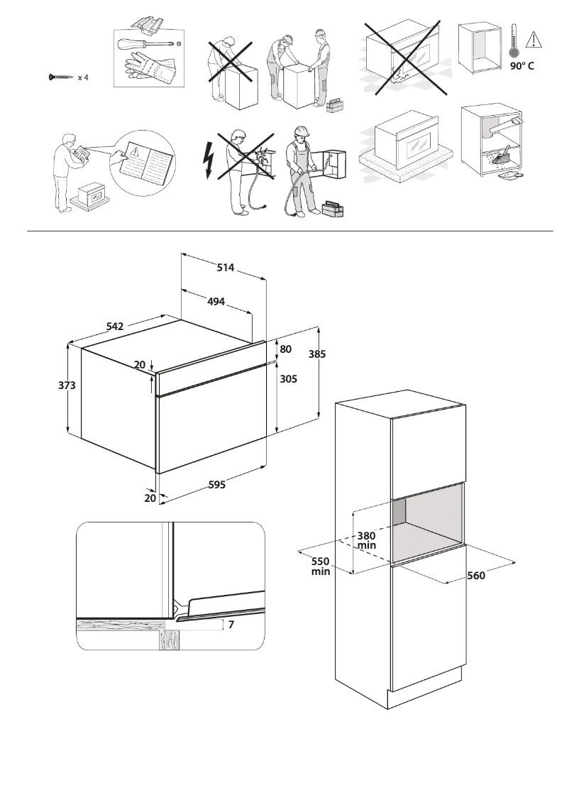 Page n°1 - Guide d'installation Whirlpool W6 MD440 NB