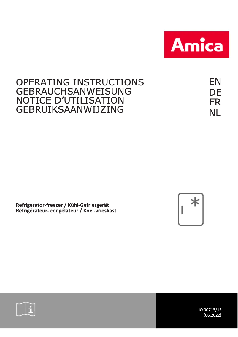 Page n°1 - Manuel utilisateur Amica AB1112