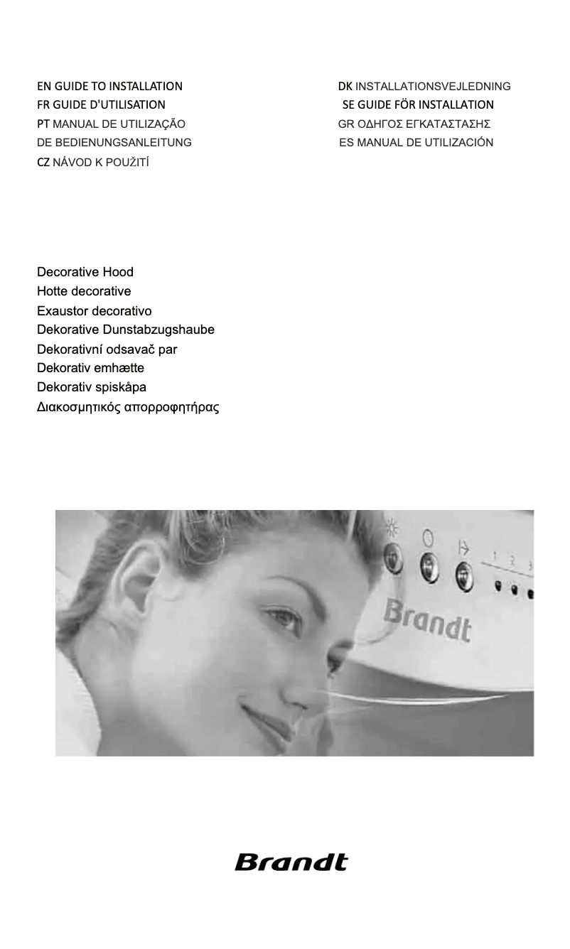 Page 1 de la notice Manuel utilisateur Brandt AD1576B