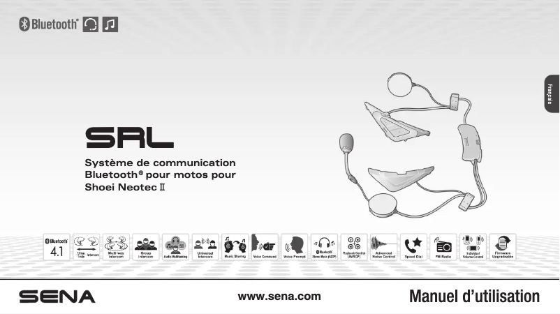Page n°1 - Manuel utilisateur Sena SRL