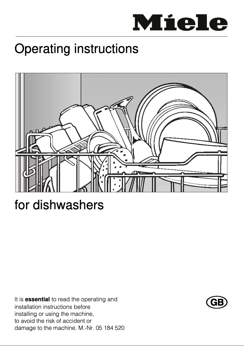 Página 1 del manual Manual de usuario Miele G 881